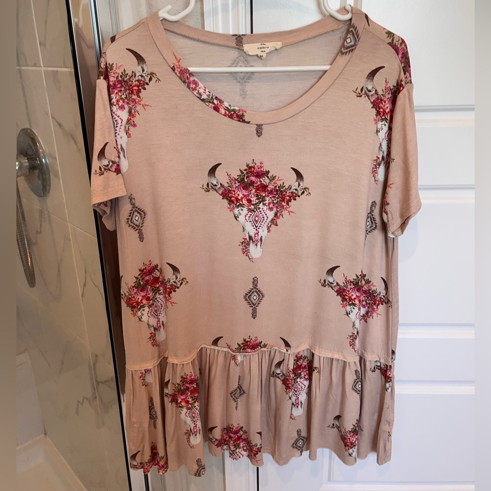 Western blouse, size M